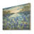 Calming Blue Bonnets Floral Field I - Flower Field Wood Wall Art On Natural Pine Wood-1509391943