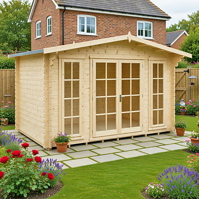 12 x 8 Ft. Log Cabin