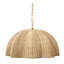 Rosemary 1-Light Natural Palm Leaf Pendant, Large-1324372845