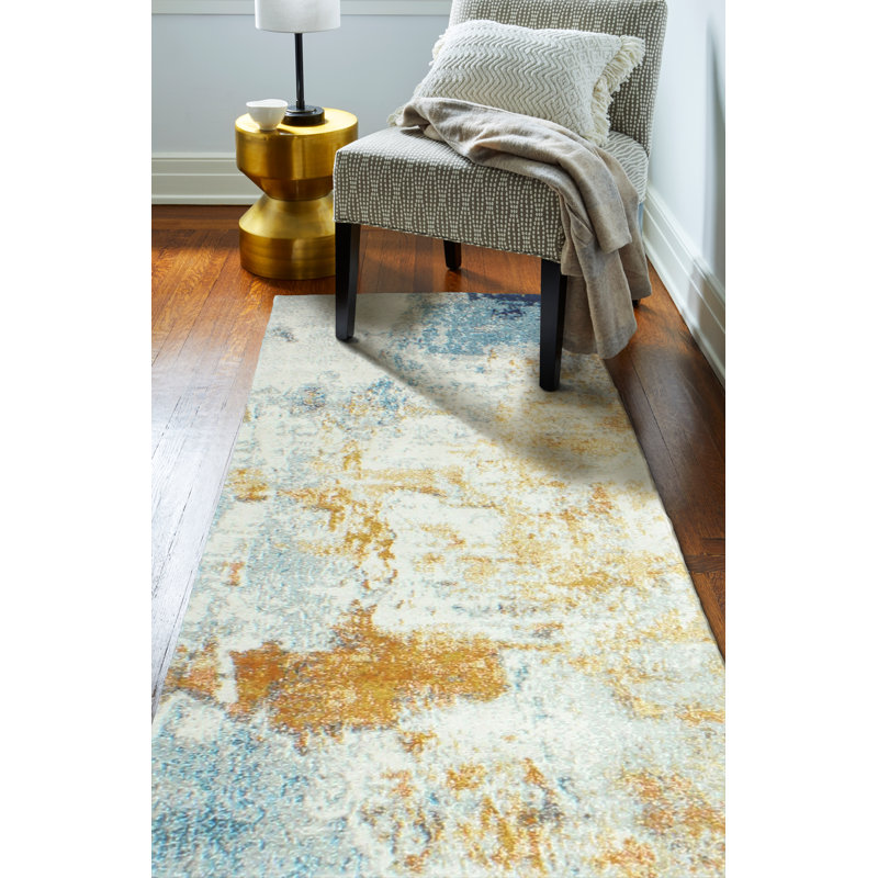 Boyland Abstract Indoor Rug, Runner 2'6" x 8'