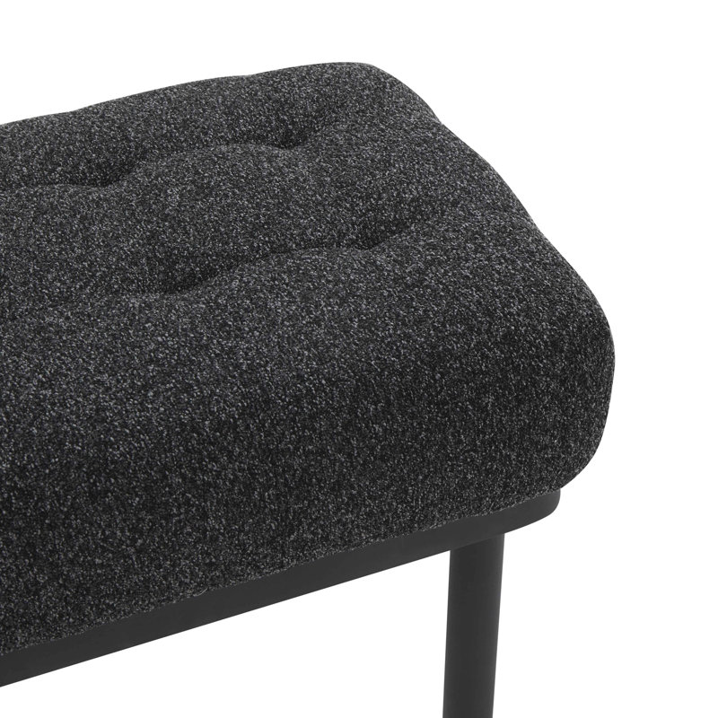 Banc Ayotte Olivia Boucle, Noir, noir, noir, noir