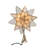 Kurt Adler 5-Point Multi-Layered Illuminated Capiz Shell Star for Indoor Christmas Treetop, Gold, 11.75"