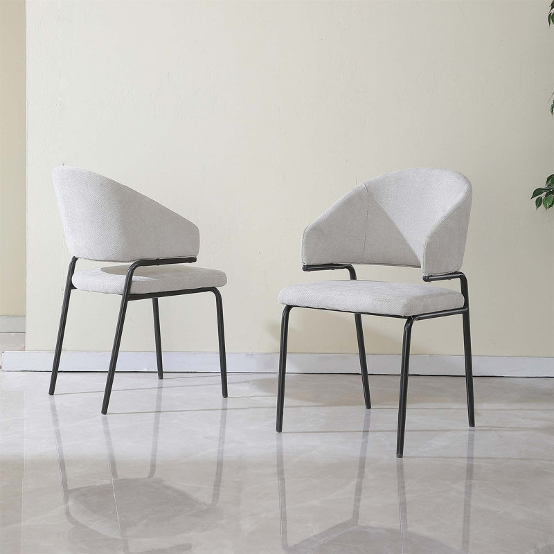 Chaise de salle à manger rembourrée Keala, 1