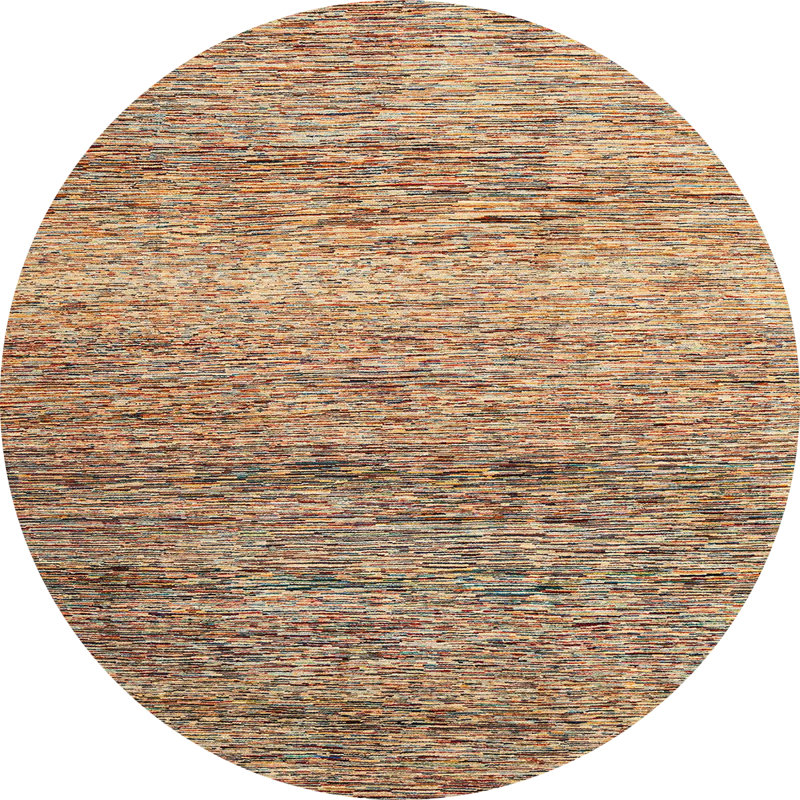 Abstract Indoor Rug, Round 6'