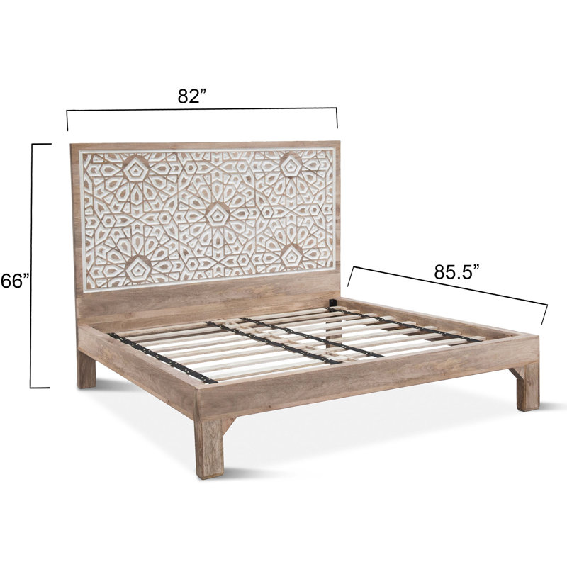Tangiers Solid Wood Bed