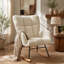 Fauteuil berçant et oscillant capitonné en tissu Teddy-48907399-48907396