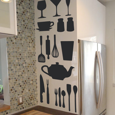 Décalcomanie murale de cuisine