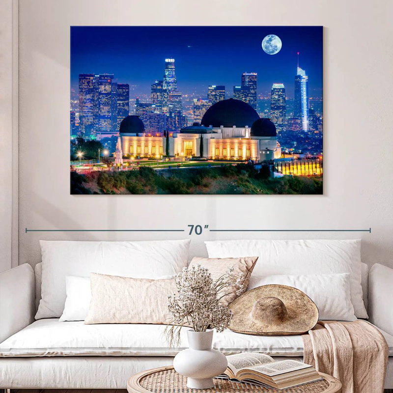 Kavia Griffith Park Observatory, 34" H x 51" W