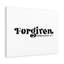 Forgiven Ephesians 1:7 - Wrapped Canvas Print-657647254