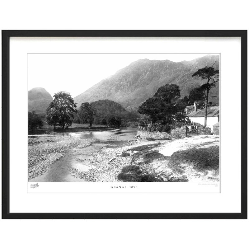 Grange, 1893 by Francis Frith - Single Picture Frame Print, 28cm H x 36cm W x 2.3cm D