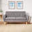 Mirsade 67.25" Flared Arm Loveseat, Loveseat, Modern Sofa, Accent Sofa-607332964