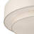 Acree 6 Light Antique Brass Extra Large Semi-flush