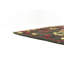 Tapis de zone en laine vert 4 pi x 4 pi 3 po one-of-kind-noué la main Earley