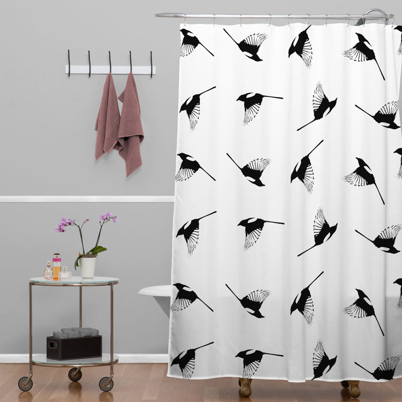 Rideau de douche simple elisabeth fredriksson pops