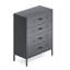 Armoire de rangement en métal avec 4 tiroirs pour le bureau, la maison et le garage