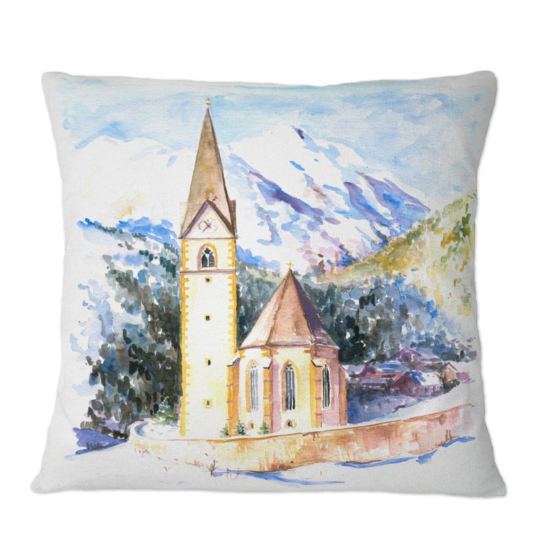 Coussin Little Church, 16 po x 16 po