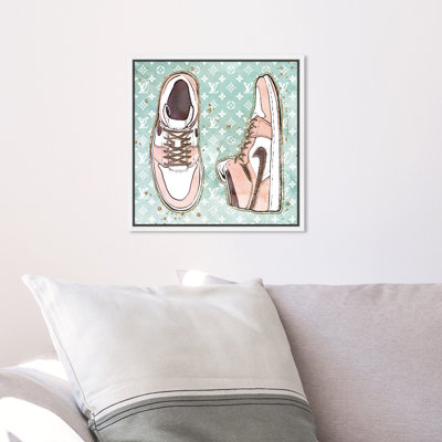 «Fashion And Glam Blush», impression sur toile