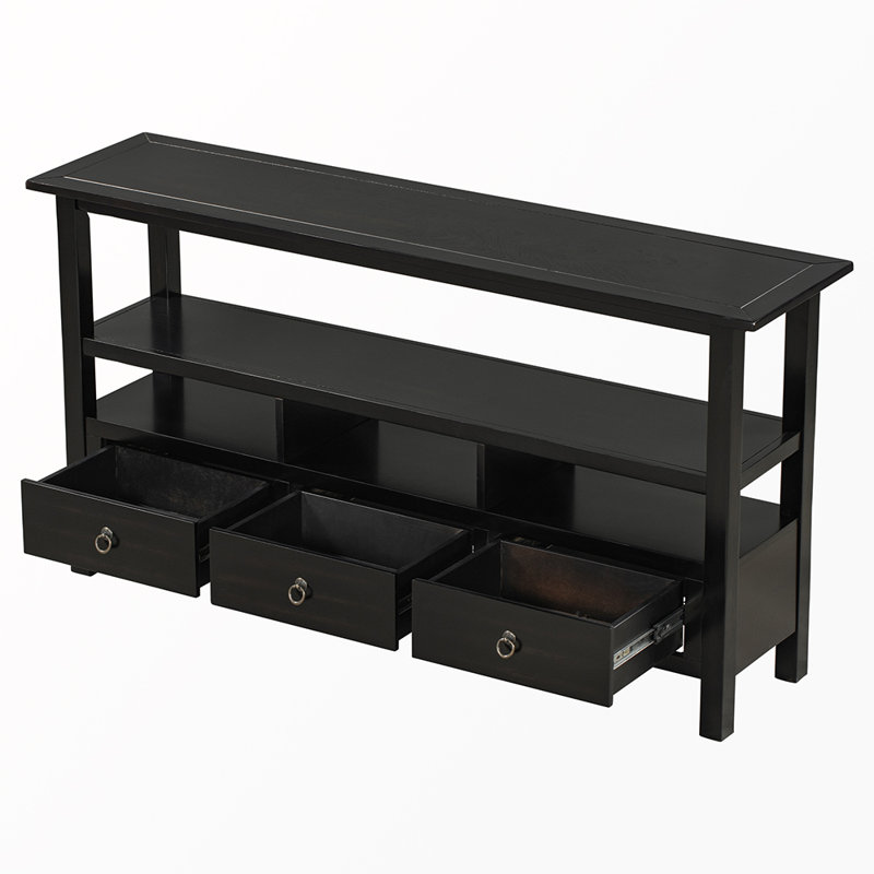 Console 57,79 po Jahnel, Noir