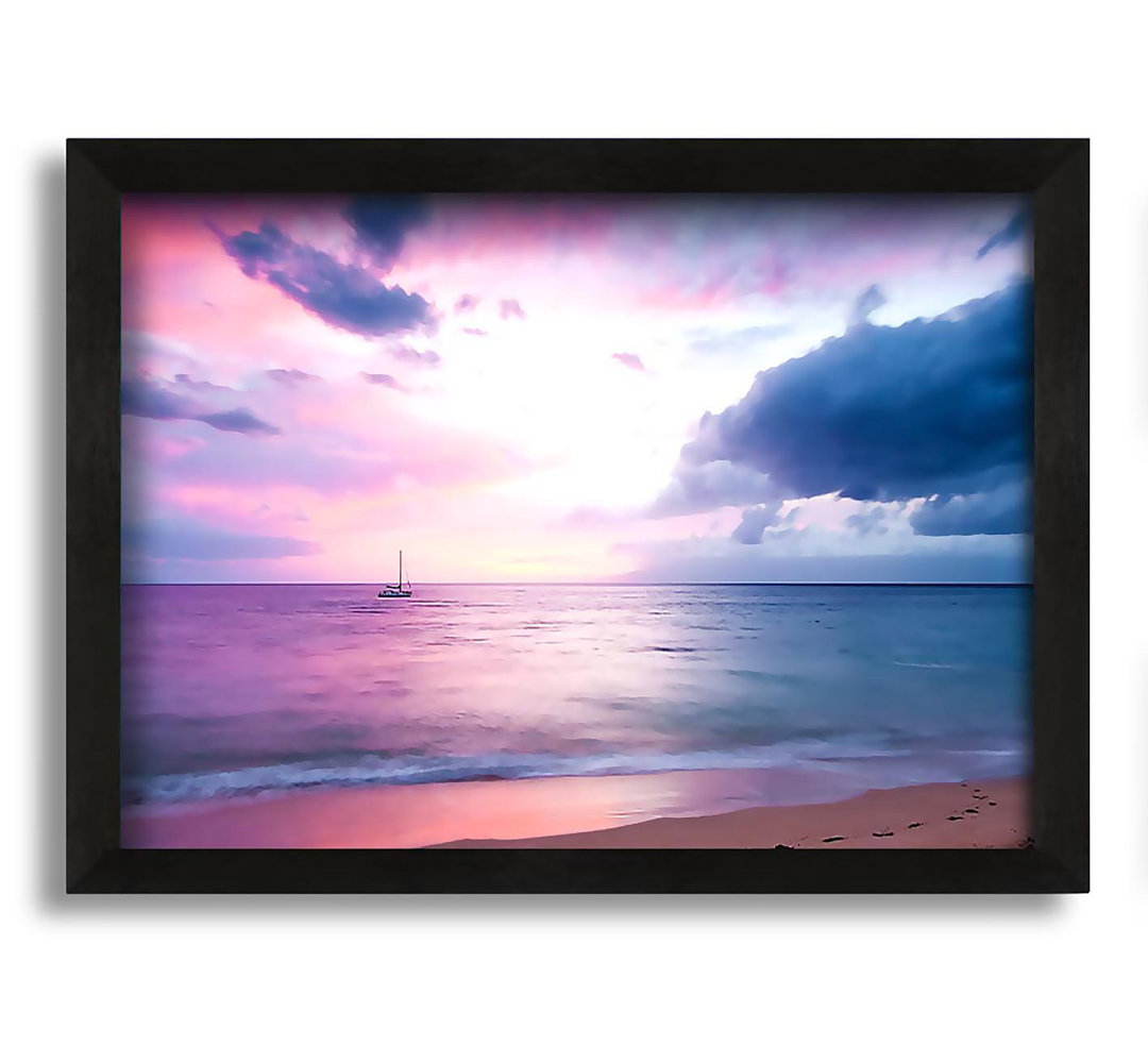 Gerahmtes Wandbild Twilight Pink