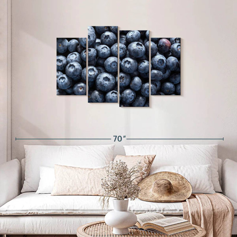 Yarlin Fresh Blueberries, 27" H x 43" W