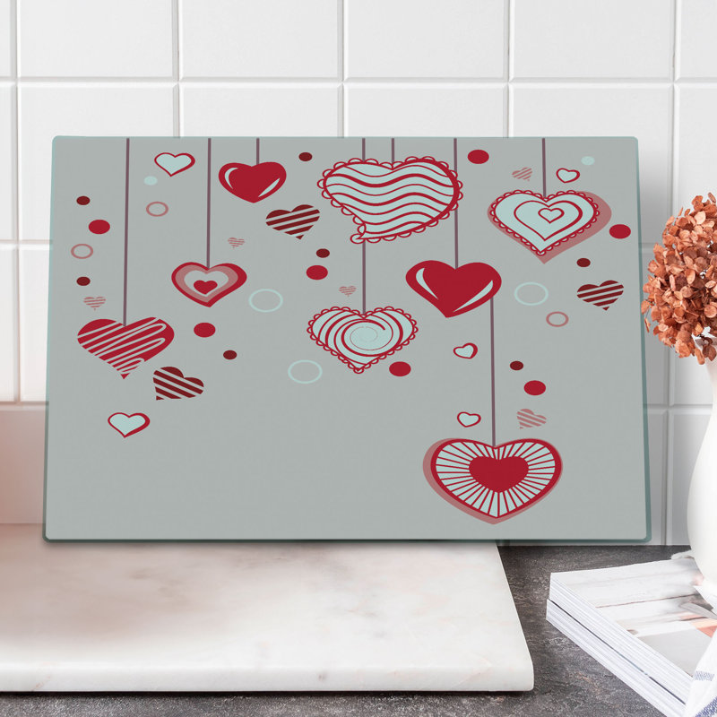 Planche à découper romantique Ambesonne