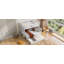Lit superposé en bois avec lit gigogne simple-545551076
