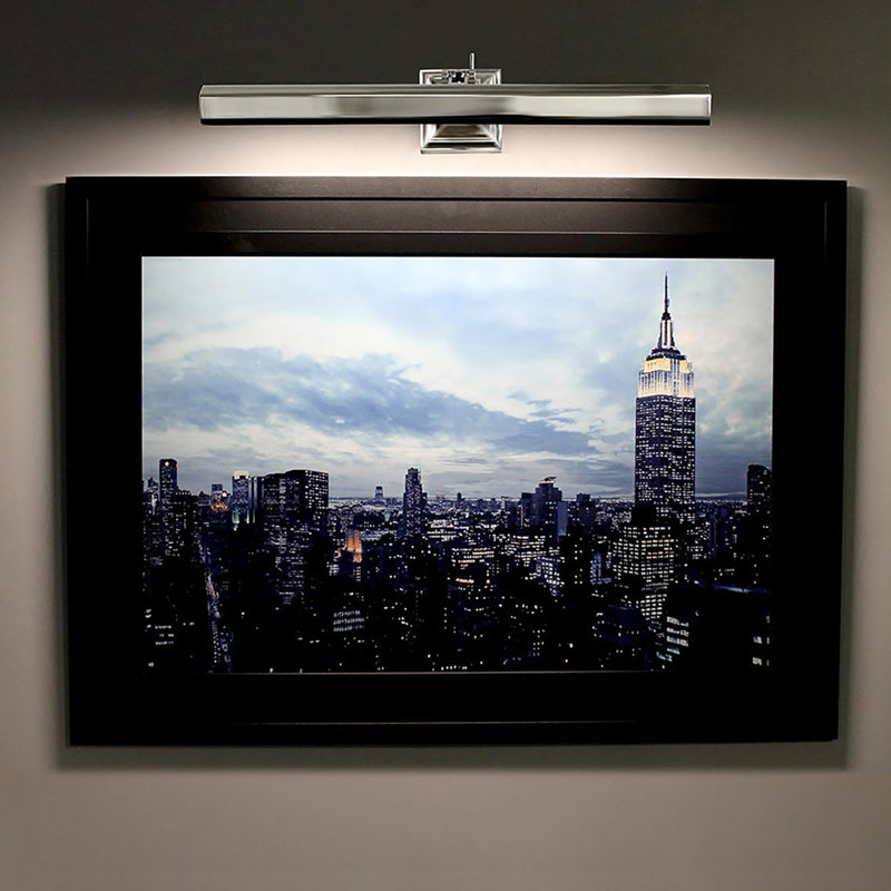 Hemmingway 1-Light LED Wall Picture Light, Burnished brass