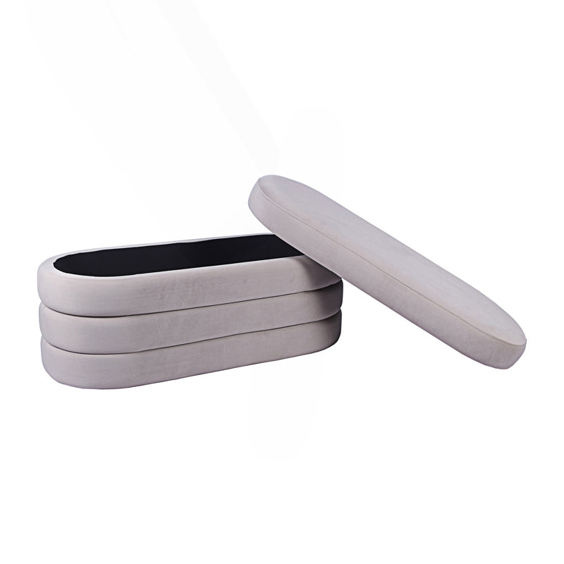 Banc repose-pieds avec rangement, banc Mudroom