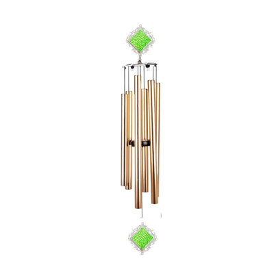 Verre large 50 po - verre vert - tube