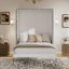 Grand lit escamotable avec supports de rangement cachés-309830117