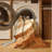 Machine Washable Pavlo Posh & Luxe Arc Rug in Brown – Beige Binding-1085998248