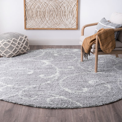 Tapis argenté Charo