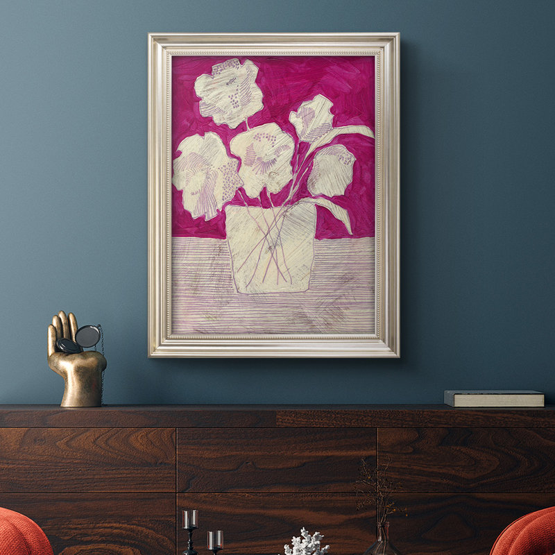 Fuchsia Arrangement - reproduction d'art sur toile, L 21 po x H 25 po
