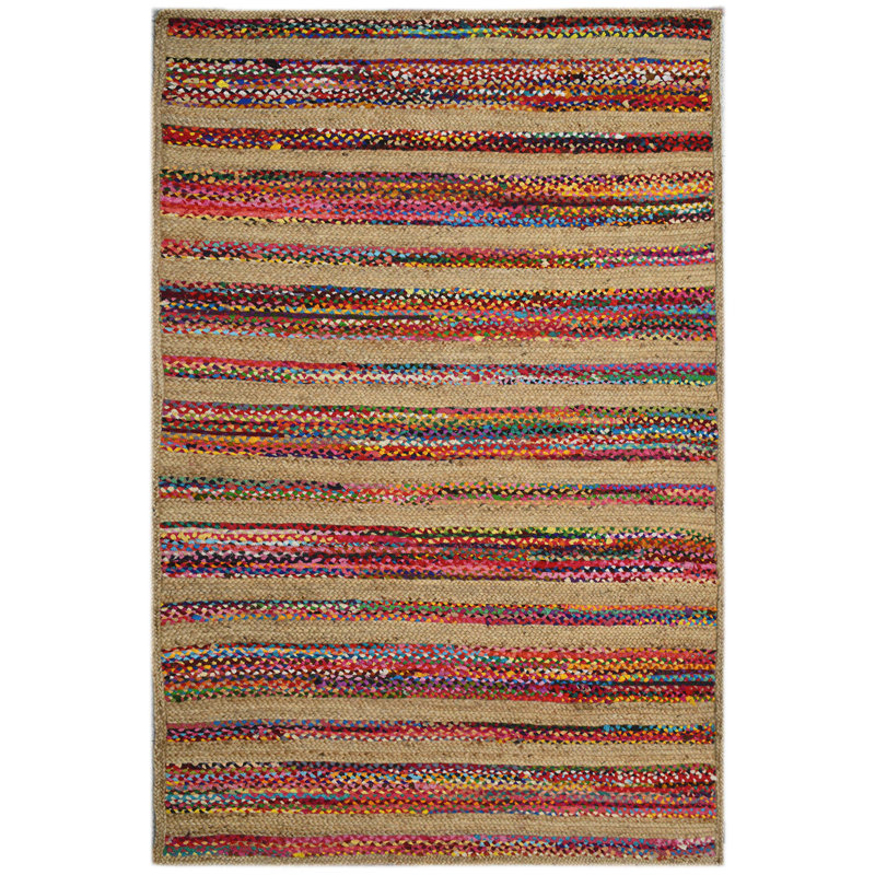 Minnesota Striped Hand Woven Area Rug, Rectangle 160 x 230cm