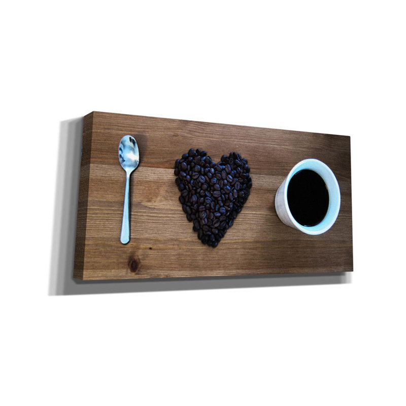 «I Love Coffee» par Nicklas Gustafsson - reproduction d'art sur toile tendue