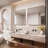 Cozy Design Tempered Glass Framed Wall-Mounted Bathroom Vanity Mirror-102799374-102799380-102799393