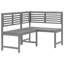 Brileigh Solid Wood Acacia Outdoor Bench