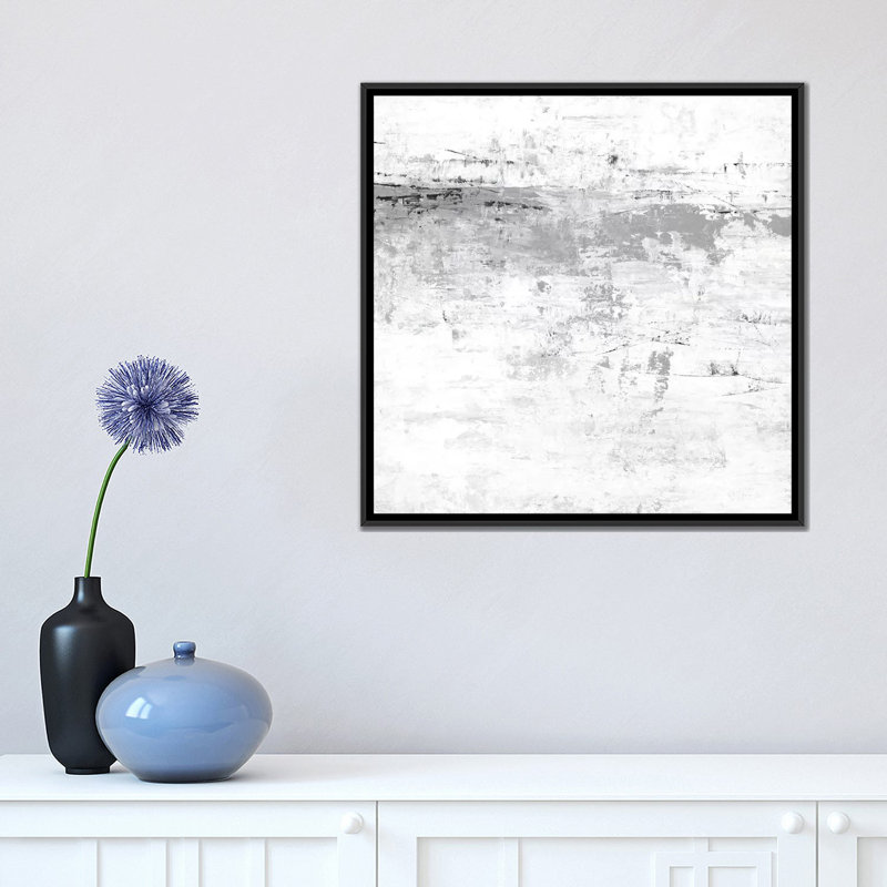 «Blizzard I», reproduction sur toile, H 18 po x l 18 po x P 1,5 po, Toile avec cadre noir