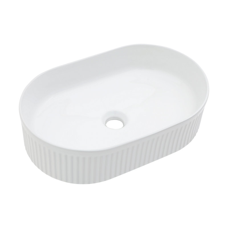 Ceramic Oval Vessel Bathroom Sink