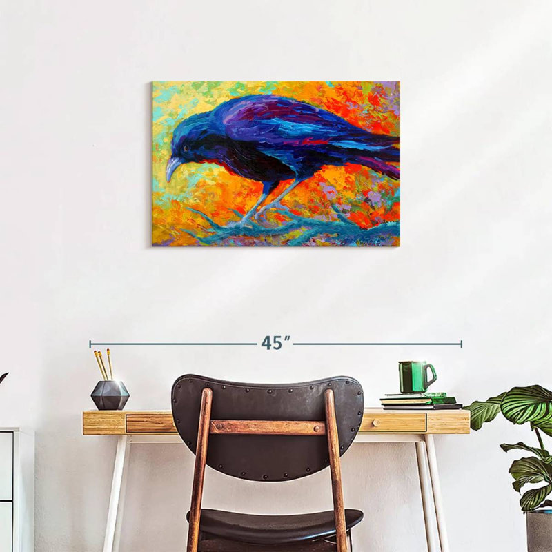 Crow IV, 20" H x 30" W