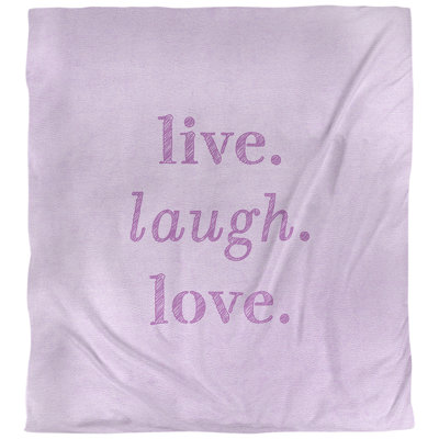 Housse de couette réversible en temps réel citations à la main live love love