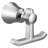 Flara Wall Mounted Robe Hook-43409747