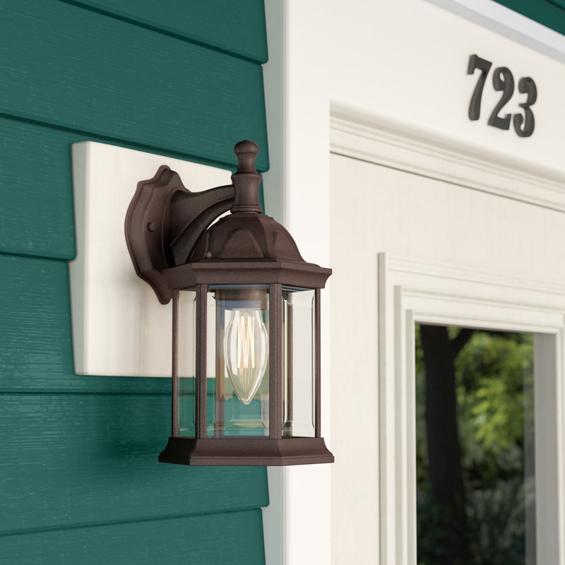 Dafinel Aluminium Wall Light, Rust