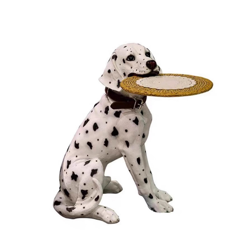 Articles de décoration modernes en résine pour chien, H 26,77 po x l 24,02 po x P 20,08 po
