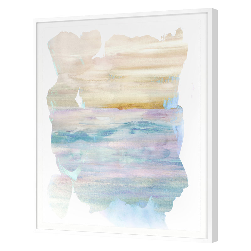 Ocean Rocks 1 Print by Hope Bainbridge, White, 35" H x 28" W