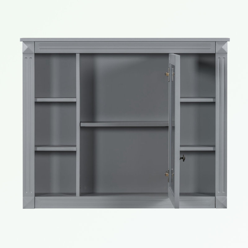 Rangement pour salle de bain Tameisha, Gris