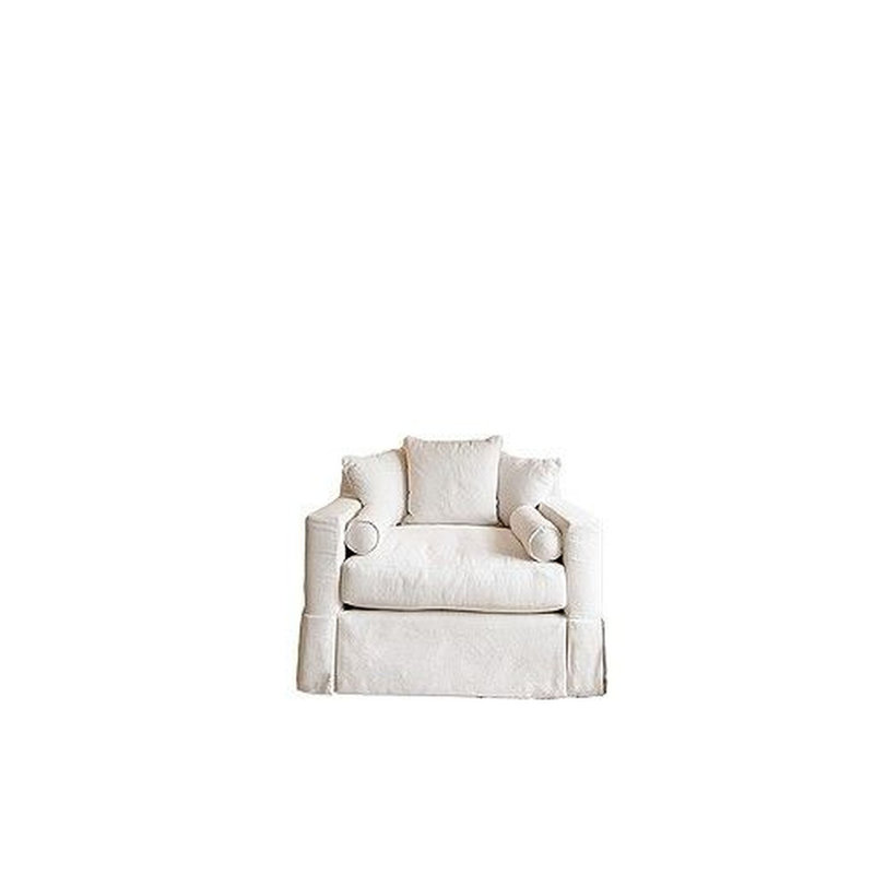Chaise et demi en polyester Seahaven de 45 cm de large