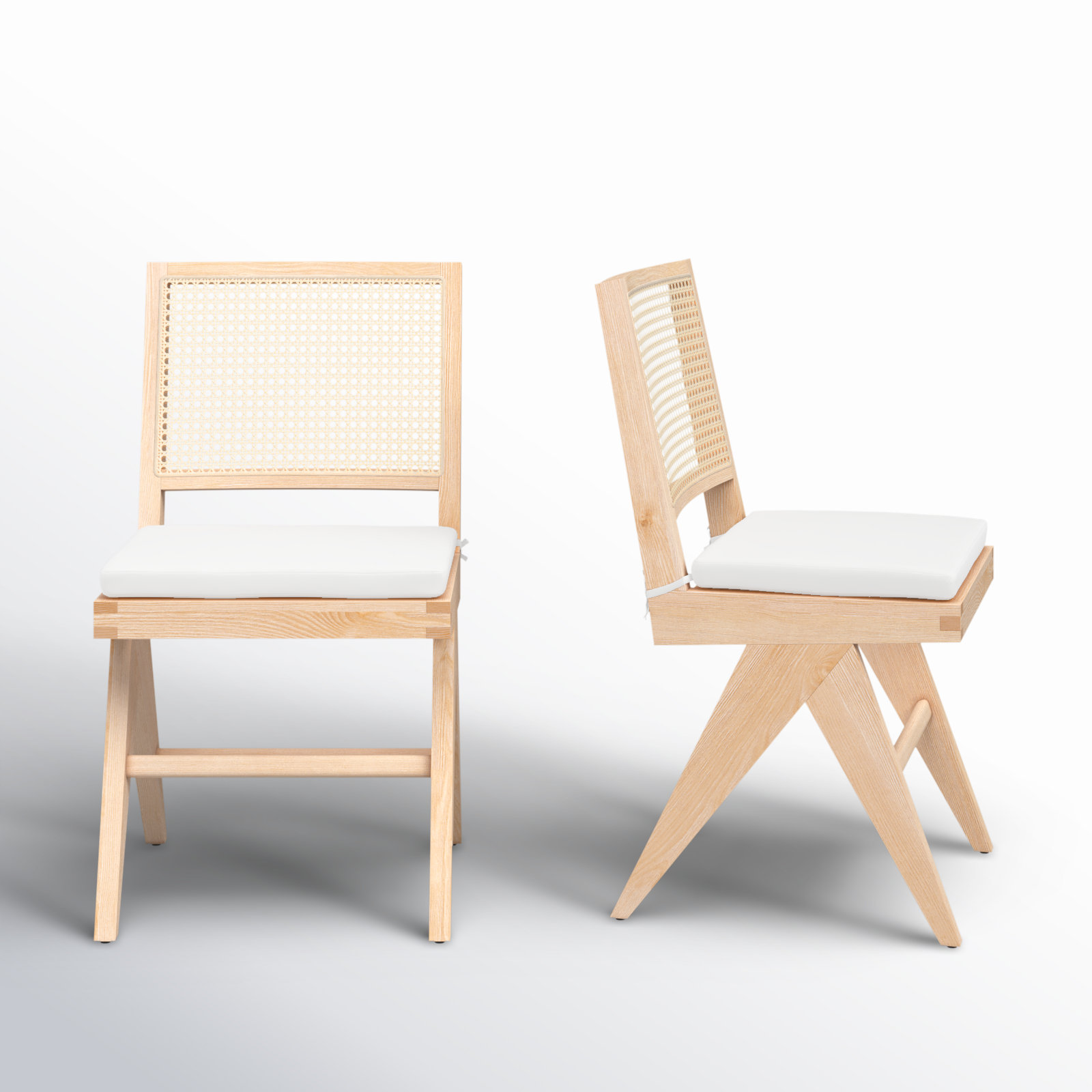 Josephina Linen Dining Armchair, Natural