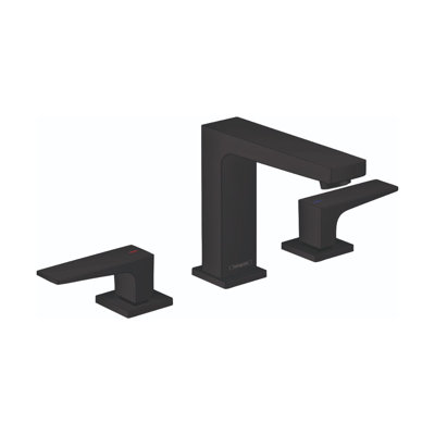 Robinet espacé Hansgrohe Metropol 110 avec poignées leviers et bonde, 1,2 gal / min