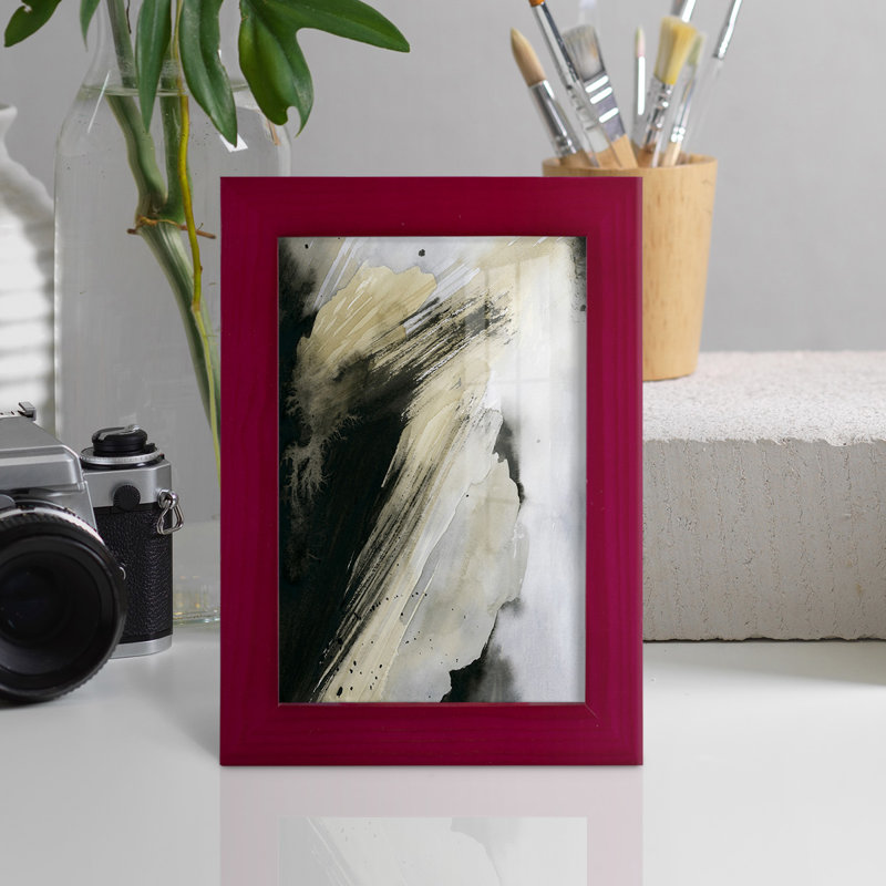The Shore's Edge I - Impression encadrée avec verre, Cadre rouge, H 7 po x l 5 po x P 1 po